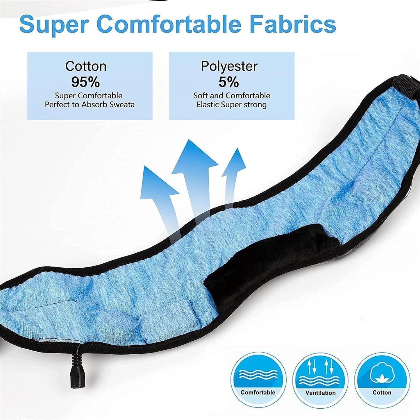 Wireless Bluetooth Sleep Eye Mask – 3D Contoured Music Eye Mask with HD Stereo Sound & Long Battery Life