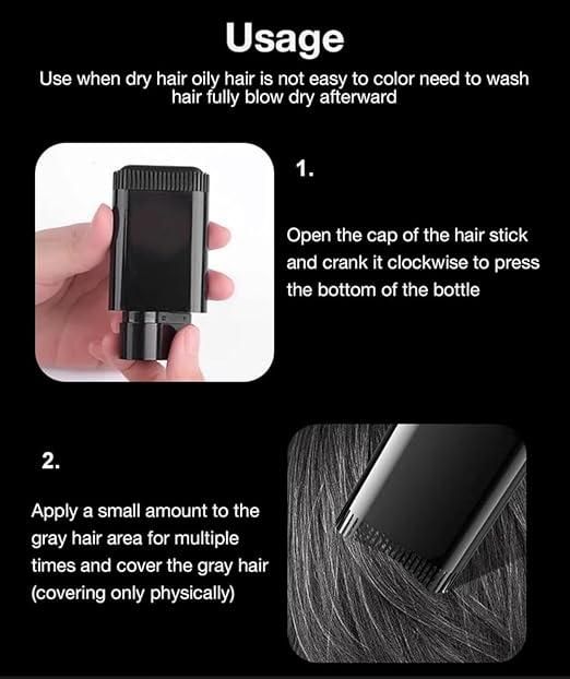 White Hair to Black in Minutes – Quick & Easy Hair Color (20gm)