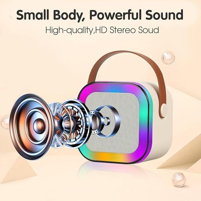 Bluetooth Karaoke Speaker with Microphone – Wireless, Rechargeable, Echo Control - Tech Haven#Bluetooth Karaoke Speaker with Microphone – Wireless, Rechargeable, Echo ControlTech Haven