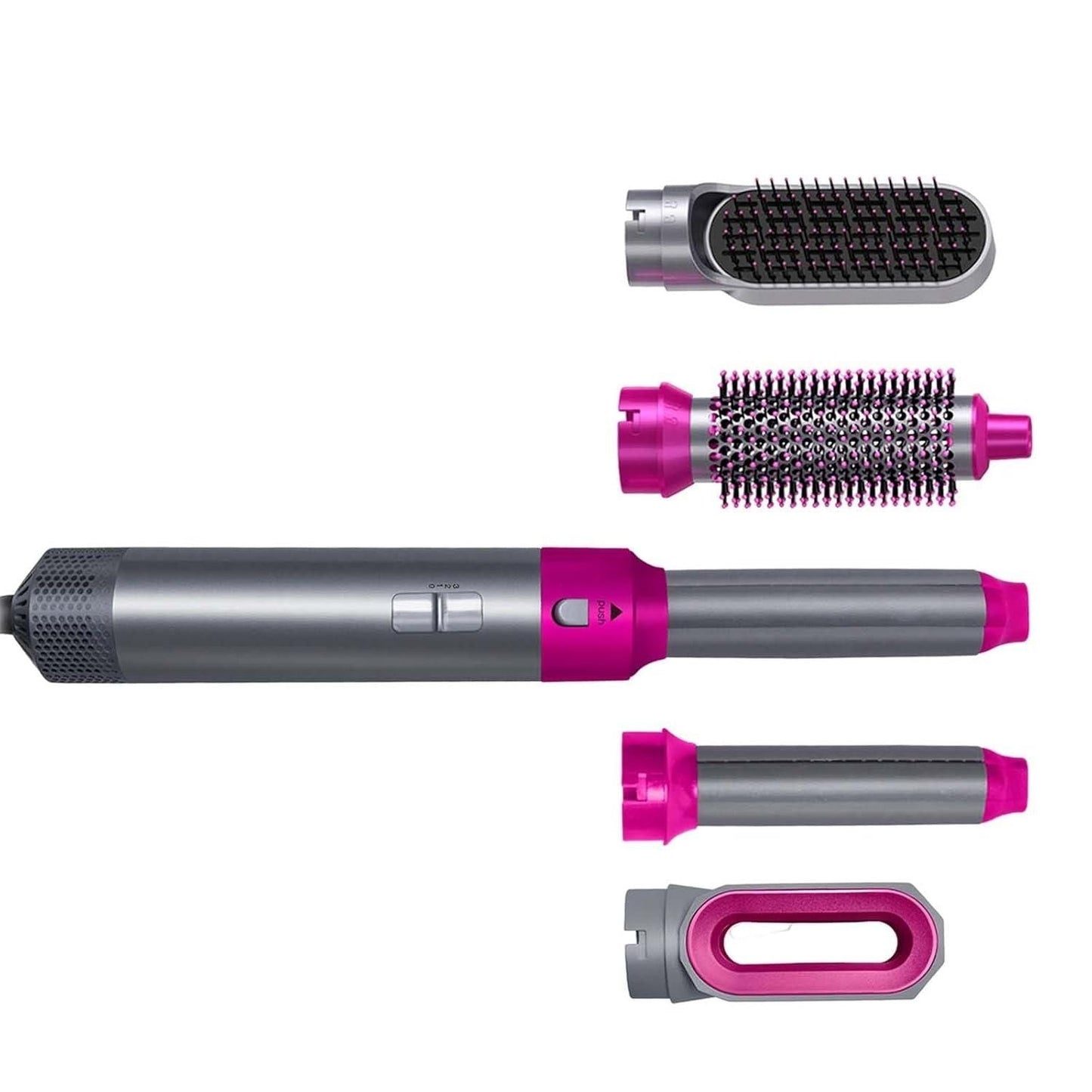 Detachable 5 in 1 Hair Dryer & Hot Air Brush – Curl, Straighten, Dry & Style Effortlessly - Tech Haven#Detachable 5 in 1 Hair Dryer & Hot Air Brush – Curl, Straighten, Dry & Style EffortlesslyTech Haven