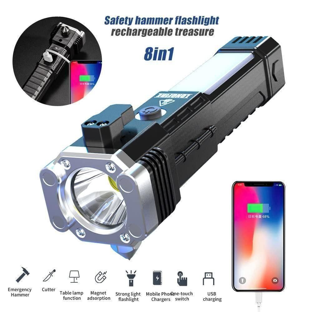 High - Lumen Portable Rechargeable Torch – Waterproof LED Flashlight with Adjustable Beam - Tech Haven#High - Lumen Portable Rechargeable Torch – Waterproof LED Flashlight with Adjustable BeamTech Haven