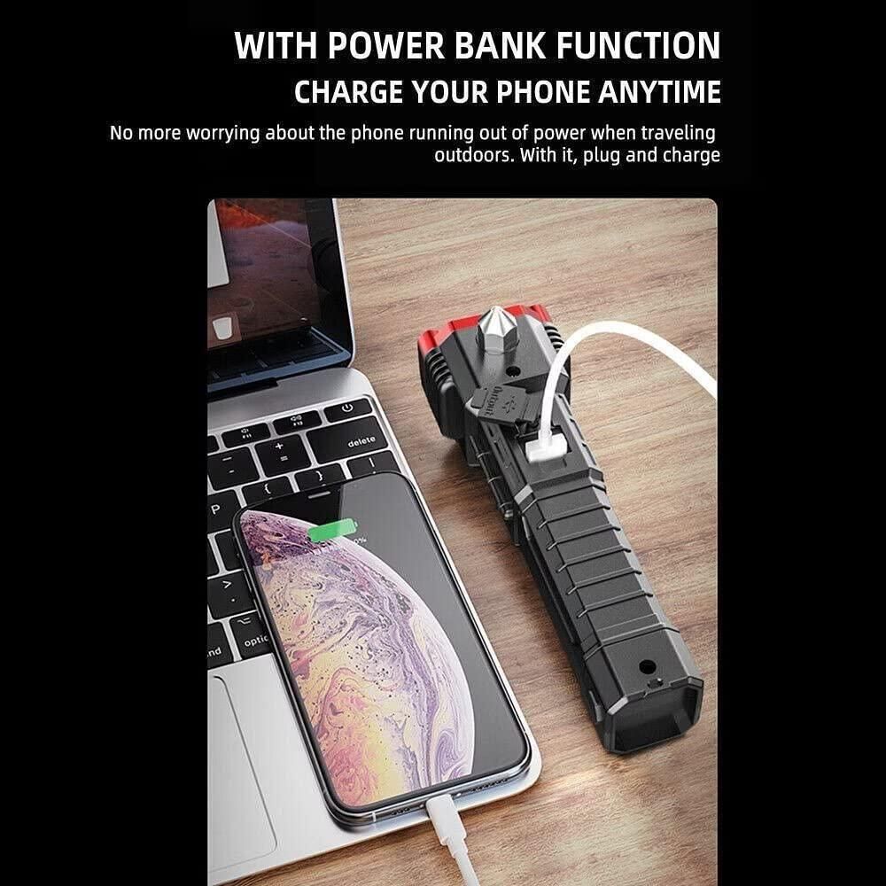 High - Lumen Portable Rechargeable Torch – Waterproof LED Flashlight with Adjustable Beam - Tech Haven#High - Lumen Portable Rechargeable Torch – Waterproof LED Flashlight with Adjustable BeamTech Haven