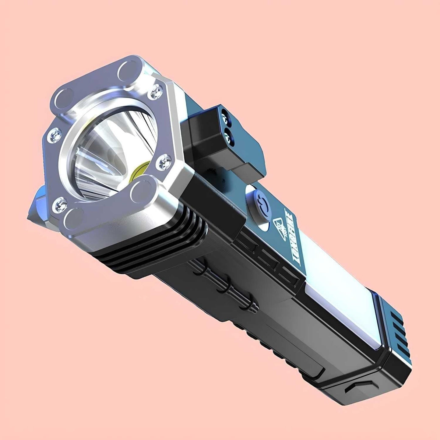 High - Lumen Portable Rechargeable Torch – Waterproof LED Flashlight with Adjustable Beam - Tech Haven#High - Lumen Portable Rechargeable Torch – Waterproof LED Flashlight with Adjustable BeamTech Haven