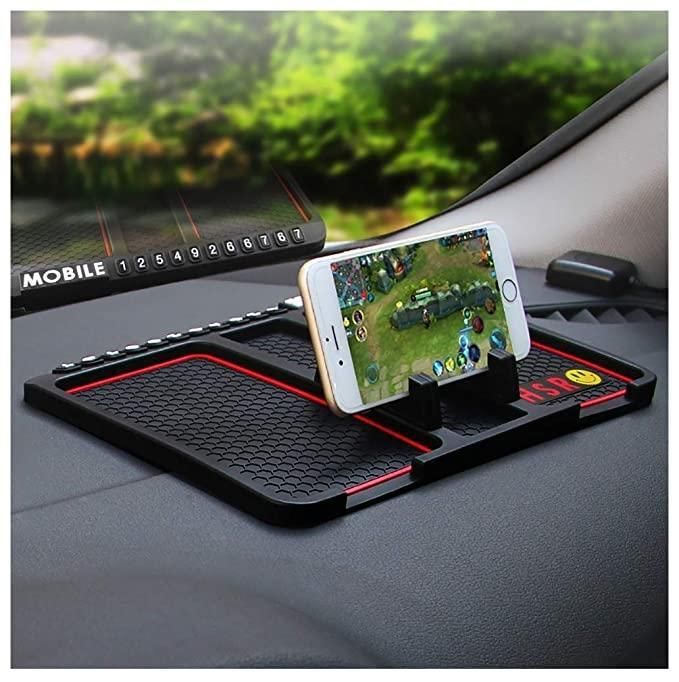 HSR Car Accessories Multifunction Phone GPS Holder Anti - Slip Silicone Pad and Car Mobile Holders for Car Dashboard - Tech Haven#HSR Car Accessories Multifunction Phone GPS Holder Anti - Slip Silicone Pad and Car Mobile Holders for Car Dashboardc4sf6n - bp