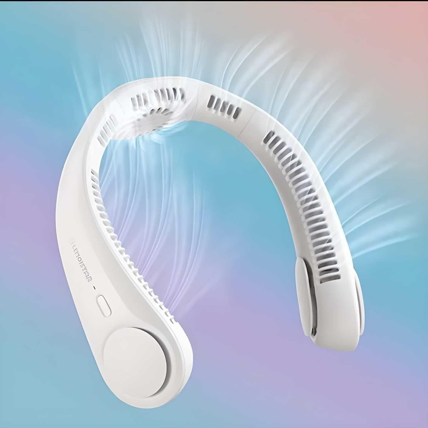 Rechargeable Bladeless Neck Fan with USB Charging – Lightweight, Safe & Quiet - Tech Haven#Rechargeable Bladeless Neck Fan with USB Charging – Lightweight, Safe & QuietTech Haven