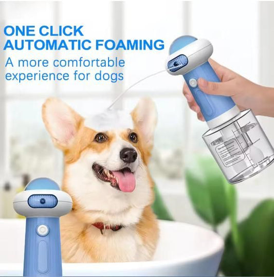 Rechargeable Pet Cleaning Foam Machine – Gentle Foaming Bath Dispenser for Dogs & Cats