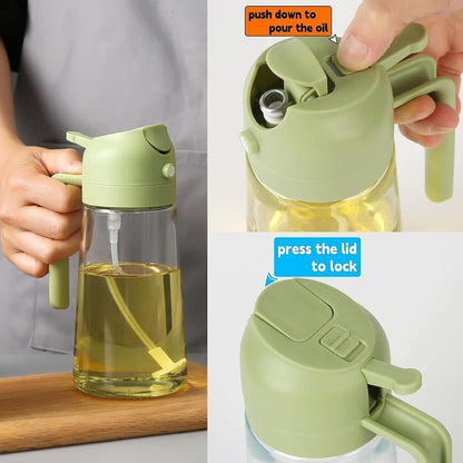 Multipurpose 500ml Oil Sprayer – For Olive Oil, Vinegar & More