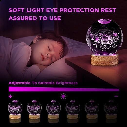 Assorted 3D Crystal Lamp Ball – USB Powered LED Decorative Light for Home & Office - Tech Haven#Assorted 3D Crystal Lamp Ball – USB Powered LED Decorative Light for Home & OfficeTech Haven