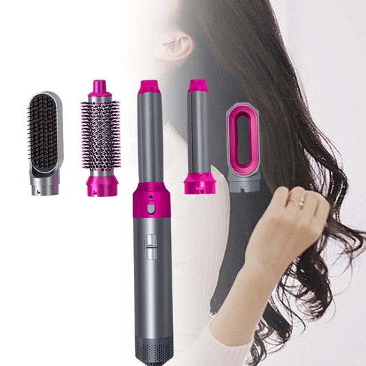 Detachable 5 in 1 Hair Dryer & Hot Air Brush – Curl, Straighten, Dry & Style Effortlessly - Tech Haven#Detachable 5 in 1 Hair Dryer & Hot Air Brush – Curl, Straighten, Dry & Style EffortlesslyTech Haven