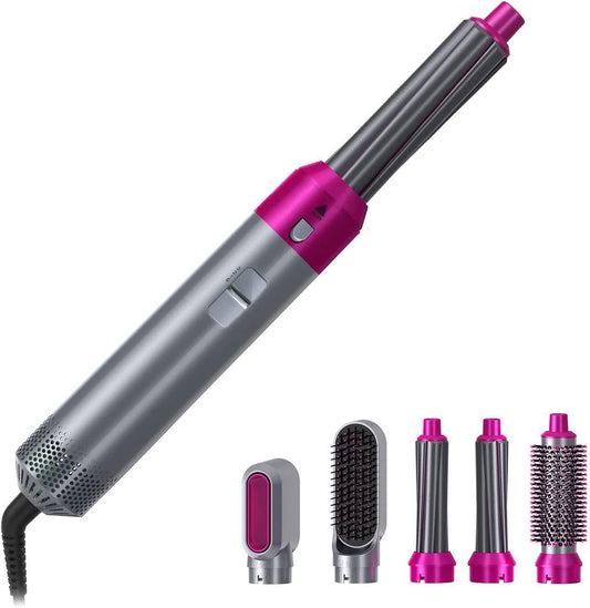 Detachable 5 in 1 Hair Dryer & Hot Air Brush – Curl, Straighten, Dry & Style Effortlessly - Tech Haven#Detachable 5 in 1 Hair Dryer & Hot Air Brush – Curl, Straighten, Dry & Style EffortlesslyTech Haven