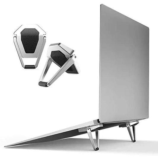Mini Metal Folding Portable Laptop Stand – Non - Slip Base for 10 - 17 Inch Laptops, Keyboards & Tablets - Tech Haven#Mini Metal Folding Portable Laptop Stand – Non - Slip Base for 10 - 17 Inch Laptops, Keyboards & TabletsTech Haven