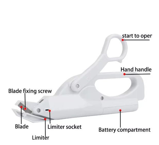Safe Handheld Electric Fabric Scissors – Powerful, Lightweight & Precise Cutting Tool - Tech Haven#Safe Handheld Electric Fabric Scissors – Powerful, Lightweight & Precise Cutting ToolTech Haven